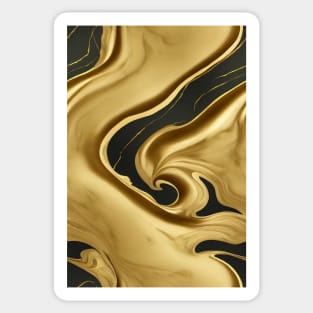 Gild Marble Gold Stone Pattern Texture, for people loving elegant, luxury and gold #8 Sticker